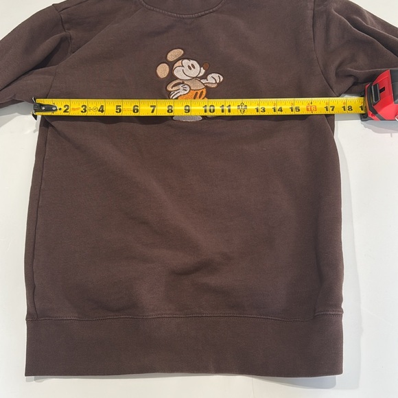 Disney Brown Crewneck Sweater with Mickey Mouse - Picture 4 of 9